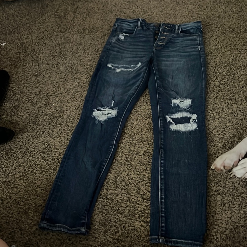 Multi Button American Eagle skinny jeans